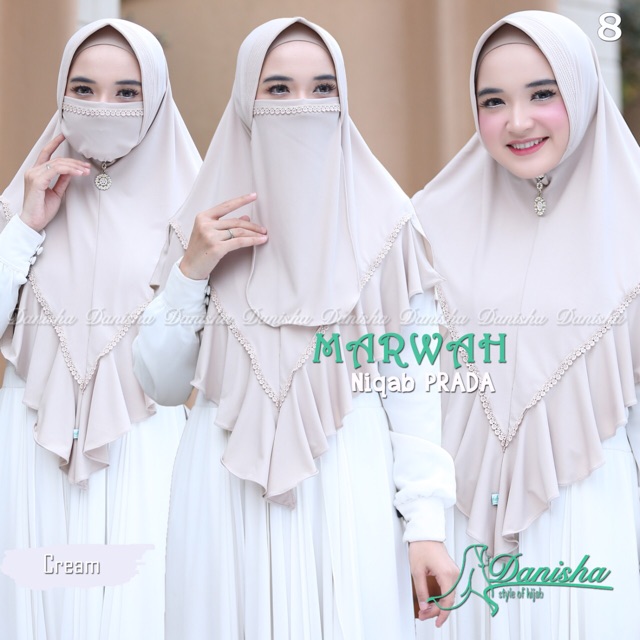 DANISHA | Khimar MARWAH NIQAB PRADA Jersey