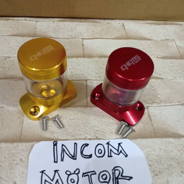 Tutup minyak rem stempel tabung kaca beat vario110 scoppy