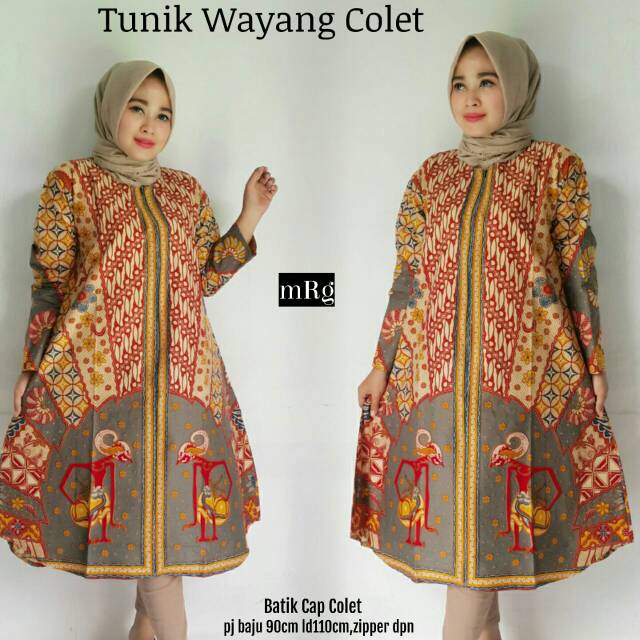  Tunik Batik Wanita Elegan Tunik Batik Wanita Model Terbaru 