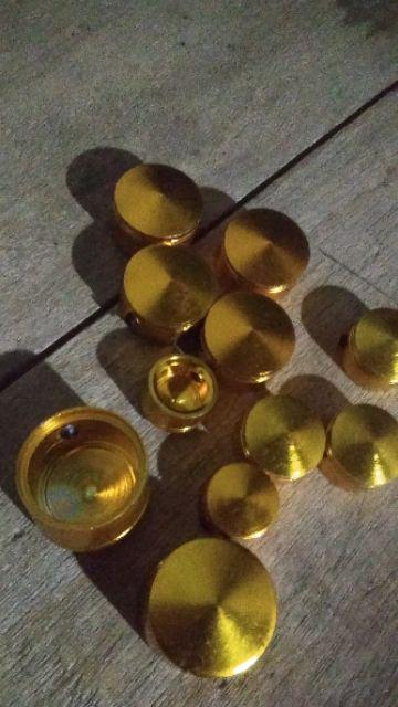 Terlaris Tutup Baut Monel Ukuran 19 Mm Tutup Baut Warna Variasi Racing Anodez Body Murah Ass Roda L