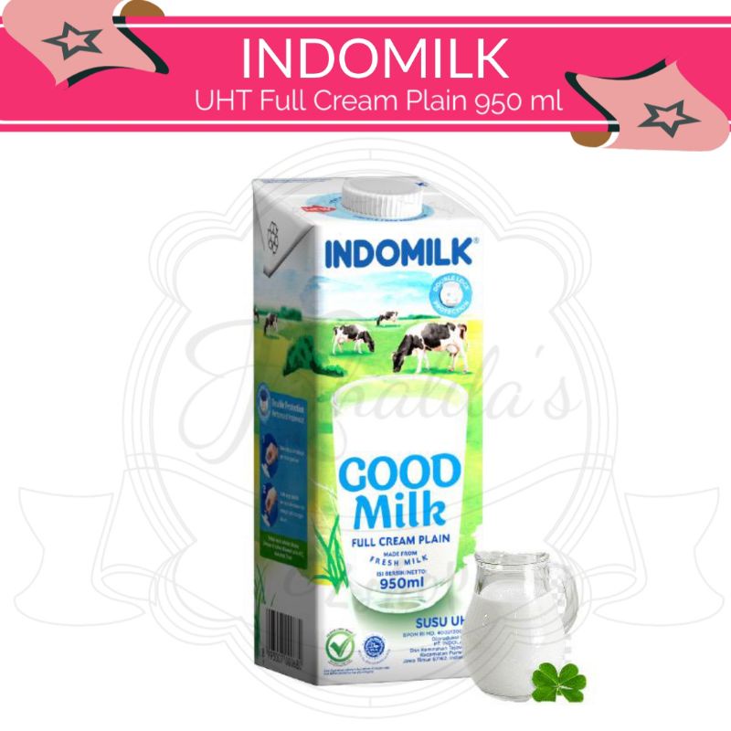 

INDOMILK Full Cream Plain 950 ml