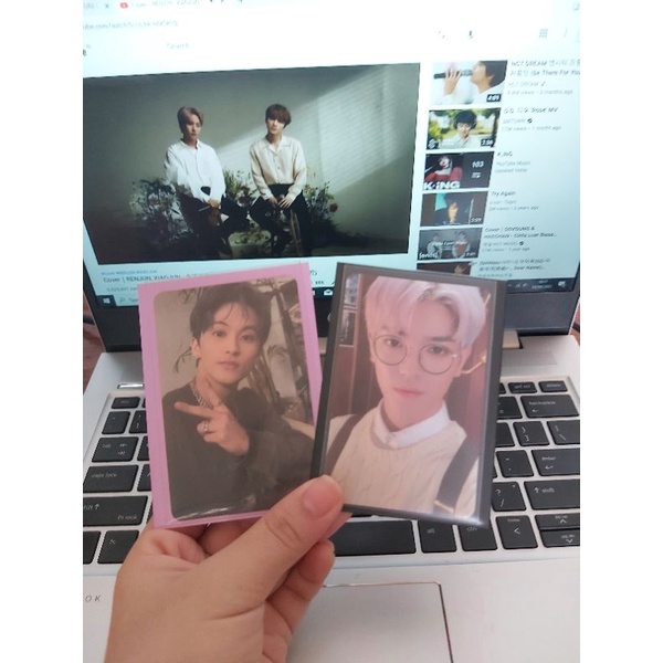 SHARING SULTAN DJINN PREMIUM MATTE SLEEVE PINK NOMAD HITAM UNTUK INNER SLEEVE PHOTOCARD