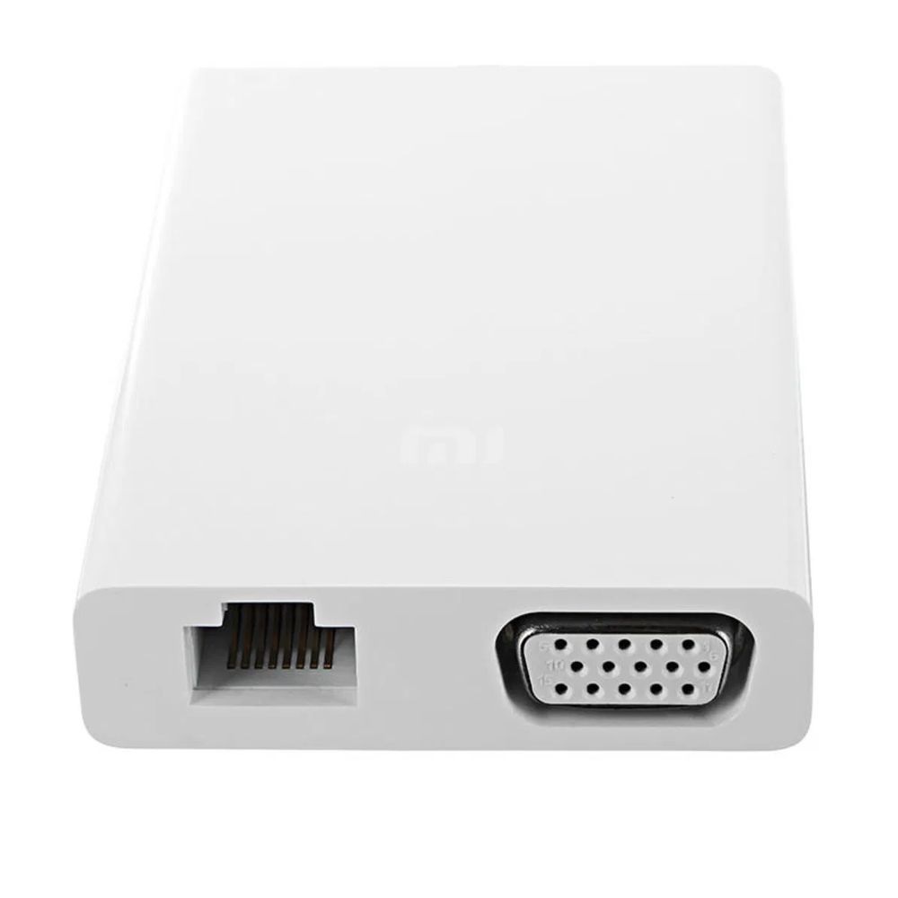 XIAOMI USB-C to VGA and Gigabit Ethernet Multi-Adapter - ZJQ04TM - USB-C HUB Adapter to VGA - RJ45 - USB - Type C