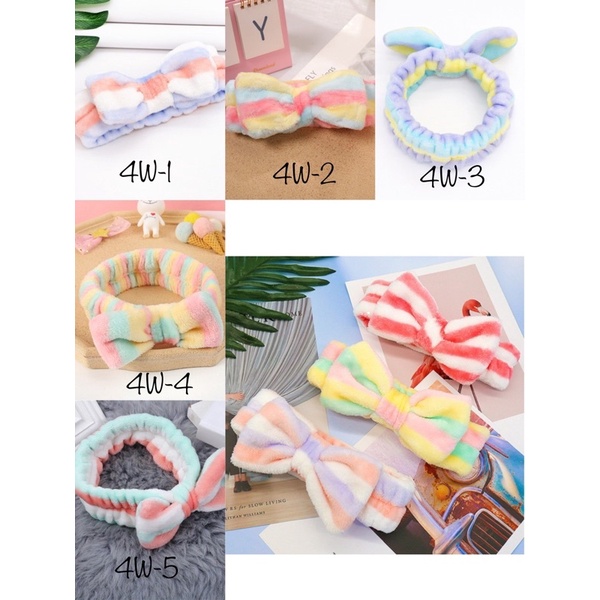 GBI Bando Bandana Handuk Pita Lembut Korea Style / HeadBand for Makeup / Cuci Muka