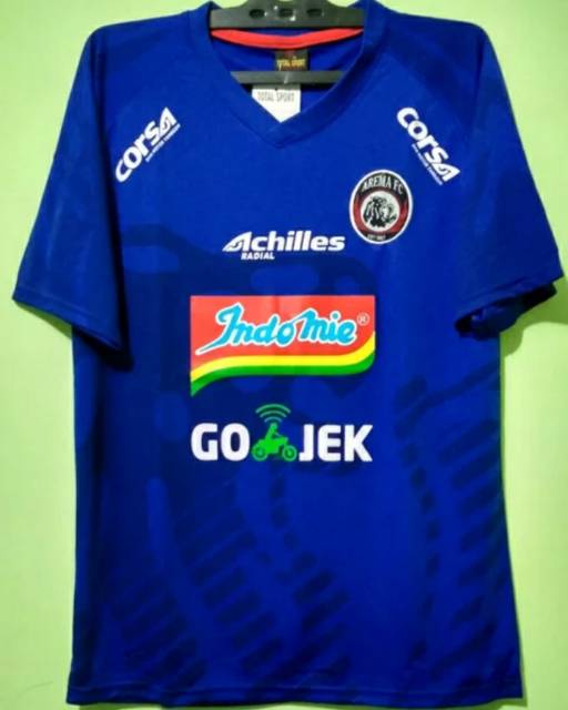 Jersey Arema FC Home Liga 1 Shopee 2019 Biru Terbaru Lokal