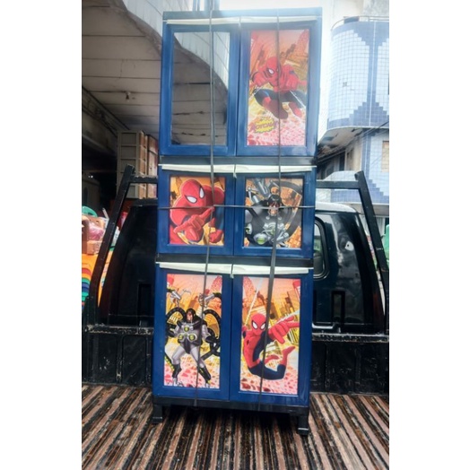 Lemari pakaian plastik karakter anak NAPOLLY