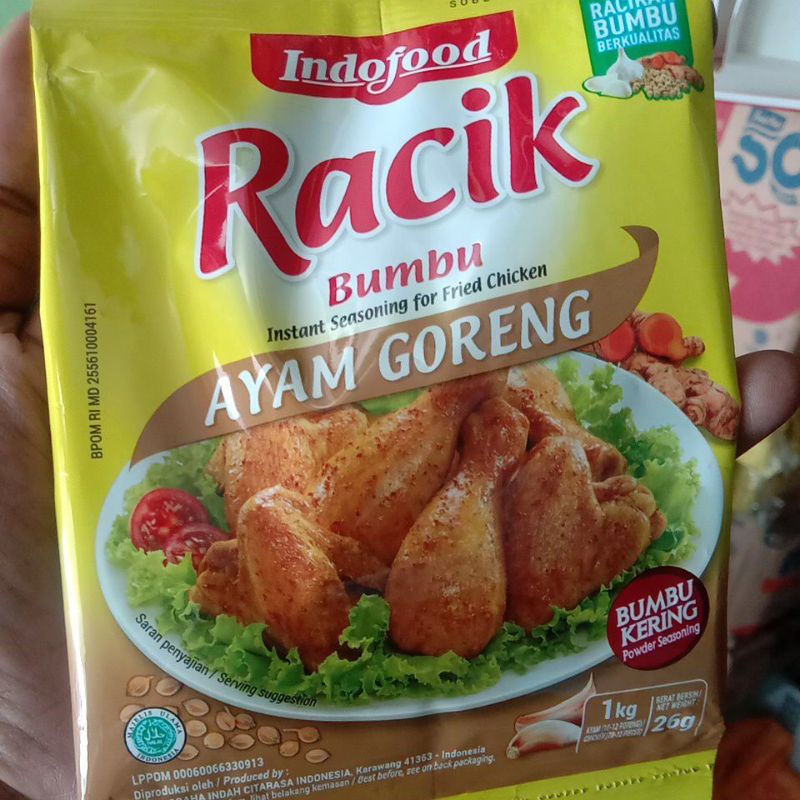 Jual INDOFOOD RACIK BUMBU AYAM GORENG Shopee Indonesia