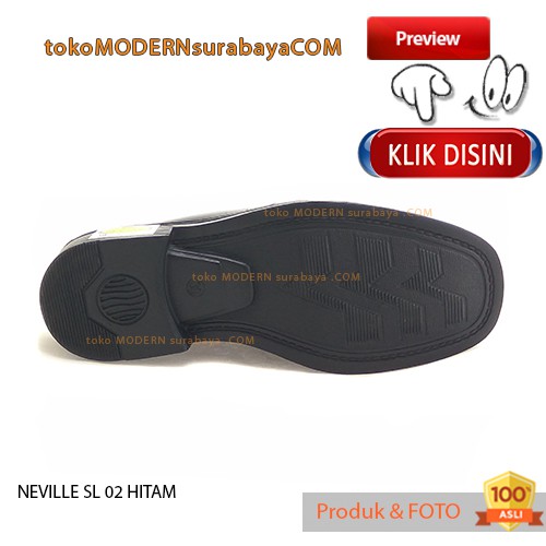 NEVILLE SL NEW 02 HITAM sandal pria slip on