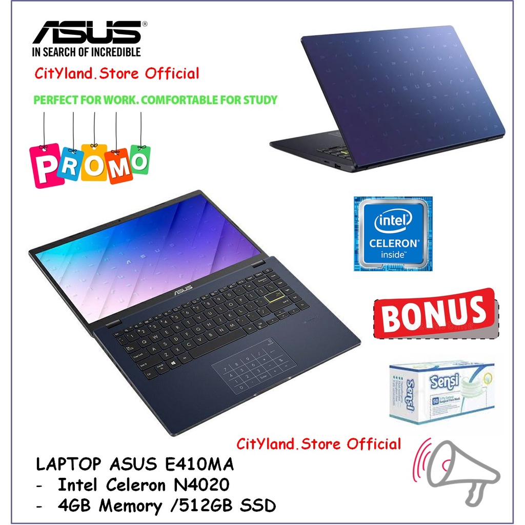 Jual Laptop Asus L510ma Intel Celeron N4020 4gb128gb Emmc Windows10 Home Shopee Indonesia 7612