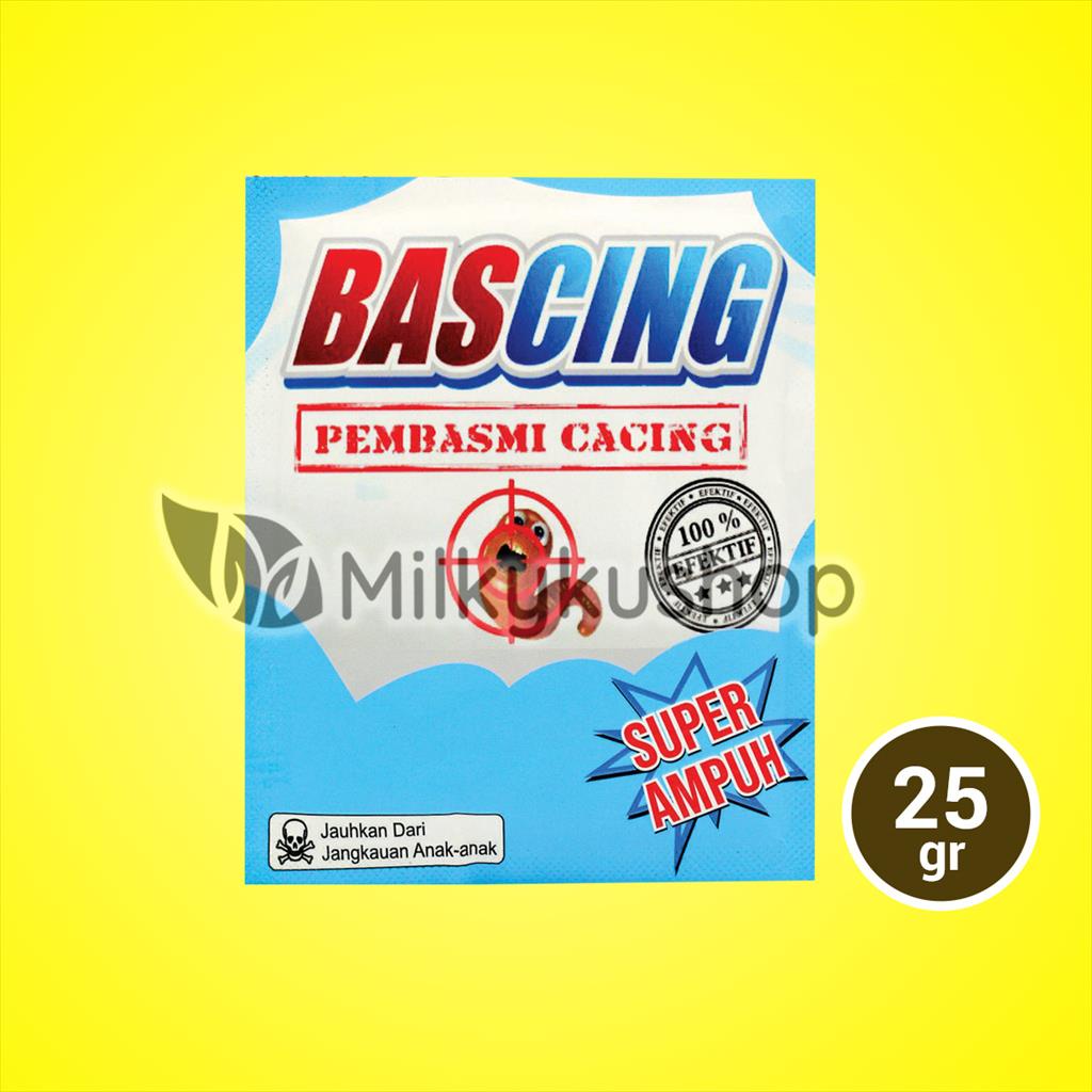 BASCING PEMBASMI CACING SACHET 25 GRAM INSEKTISIDA