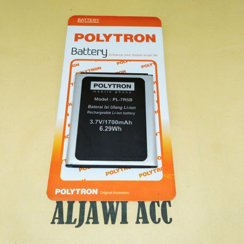 Batre Batere Baterai Batre Battery polytron Rocket T4 R2506 PL-7R5B Original Battery Handphone