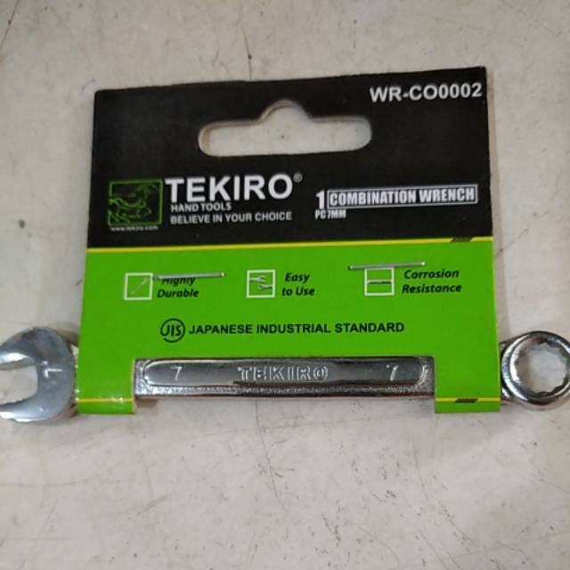 Kunci ring pas 7 mm Tekiro