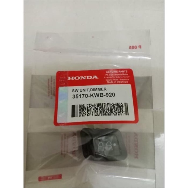 TOMBOL DIM DIMMER JAUH DEKAT 3 TITIK HONDA REVO ABSOLUTE / BEAT FI / SCOOPY FI / SPACY / SUPRA 125