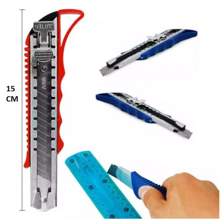 

Pisau Cutter Besar Free Refill 18mm 23