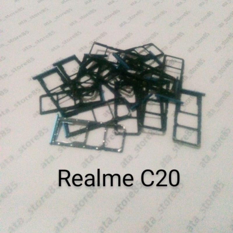 Simtray Realme C20 | Realme C 20 SimLock Slot Sim SimCard Tempat Kartu Original