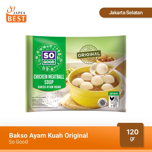 Bakso Ayam Kuah Original So Good 120 gr