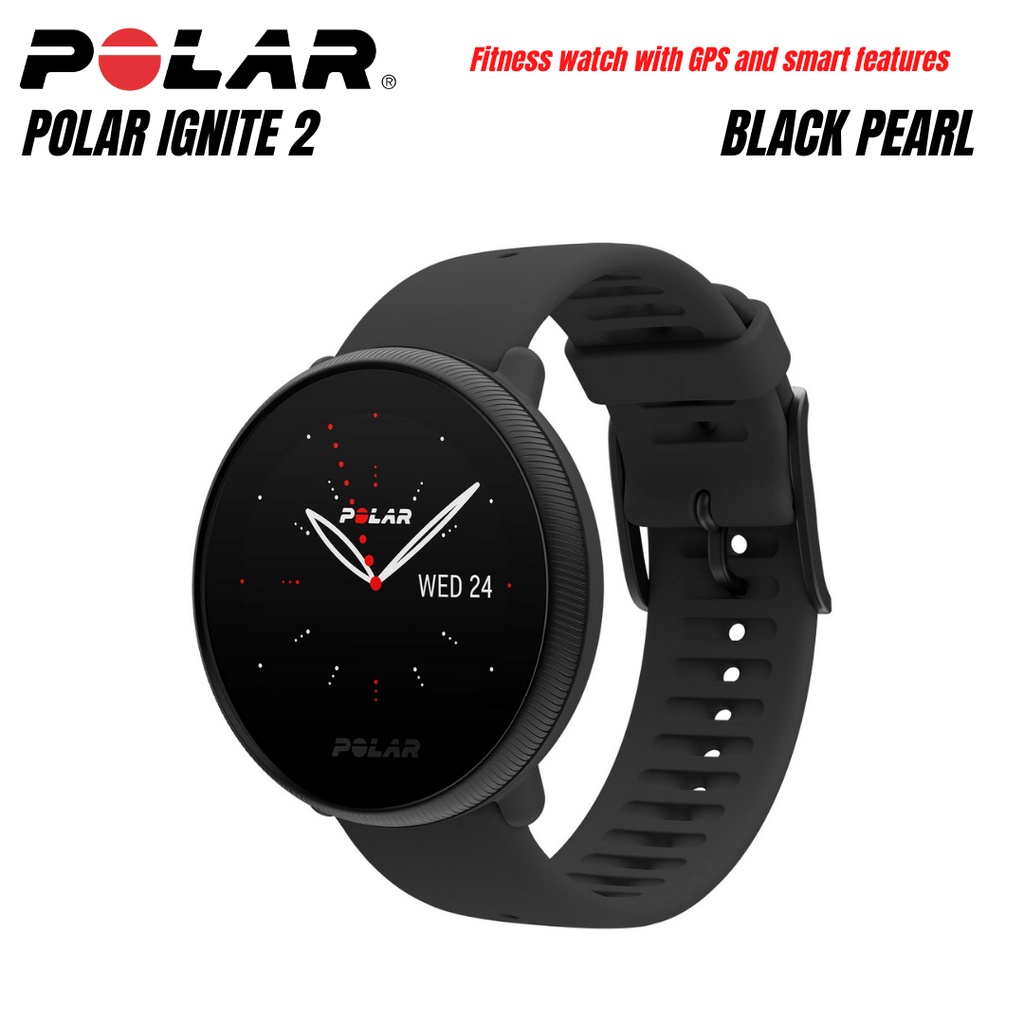 Polar IGNITE2 Fitness watch with GPS and Heart Rate Garansi Resmi