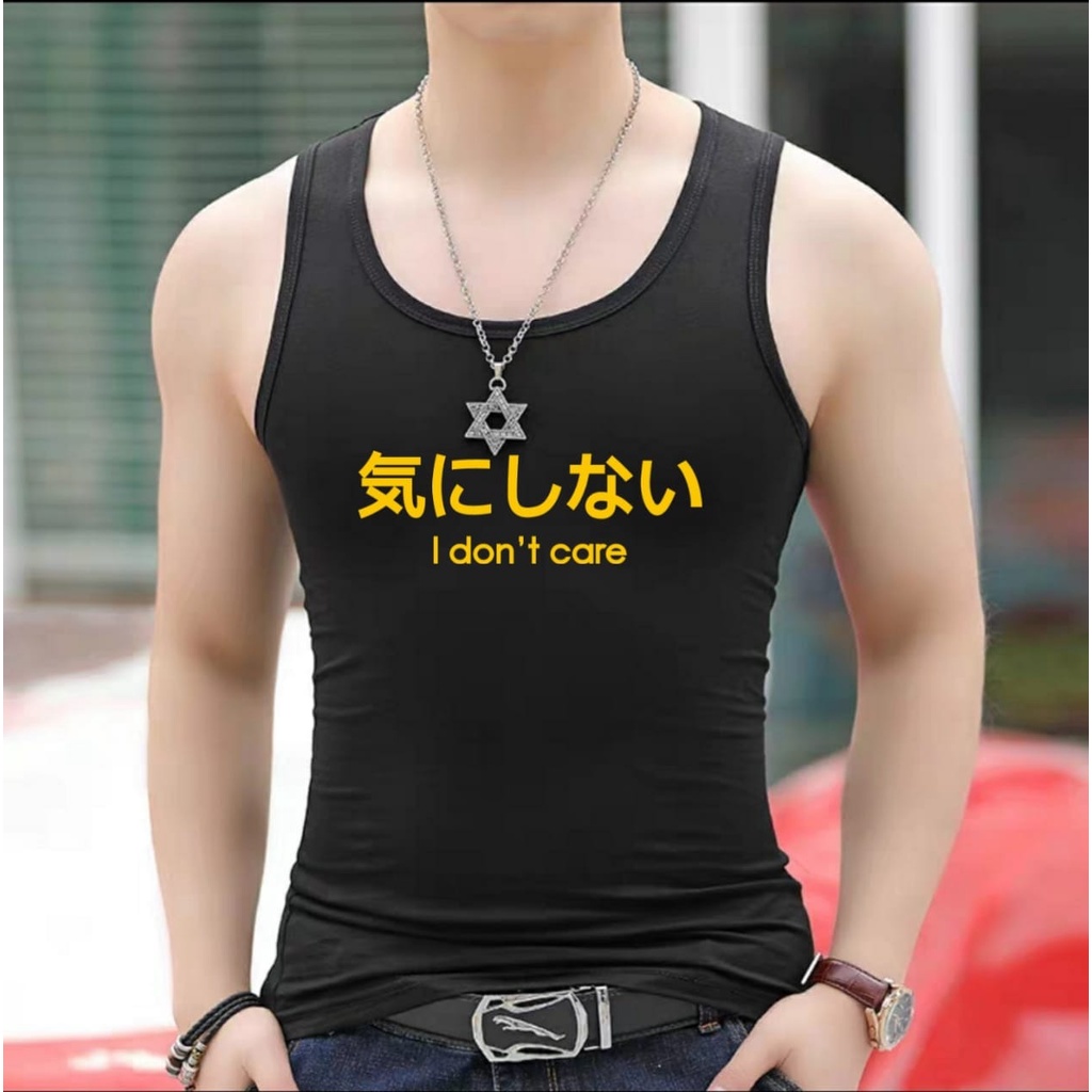 Asgard777 - SINGLET I DONT CARE  / singlet terbaru  / kaos dalam / singlet cowok / singlet pria