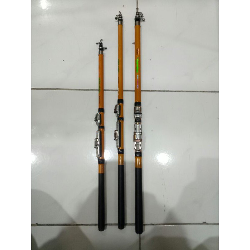 Joran Tegek Kolong Ruas Pendek Bamboo Carbon