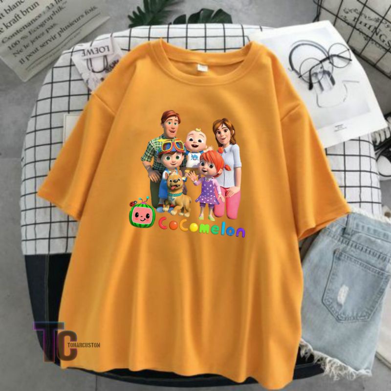 KAOS BAJU COCOMELON ANAK TERBARU TERLARIS BAHAN PREMIUM
