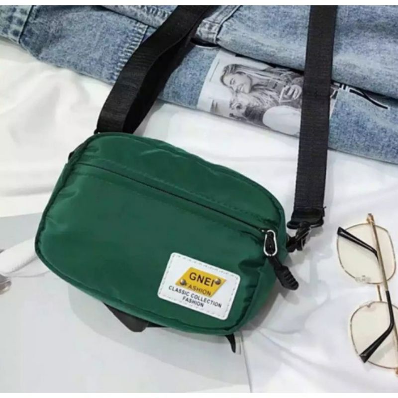 GENEI tas wanita sling bag sporty/ tas slempang wanita