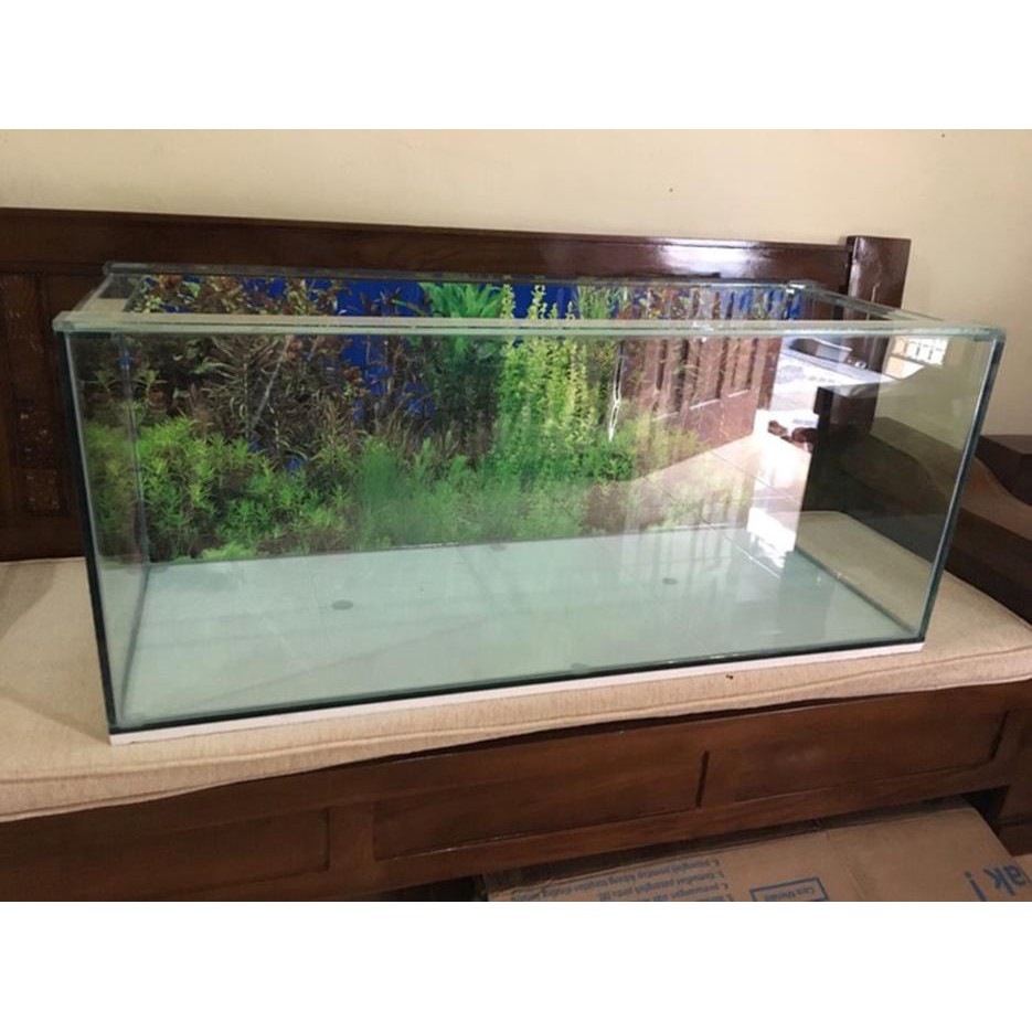 Ikan Akuarium Aquarium Custom Ukuran 150x50x50 Cm 150 X 50 X 50 10 Mm 12 Mm Perawatan Shopee Indonesia Aquarium panjang 2 meter