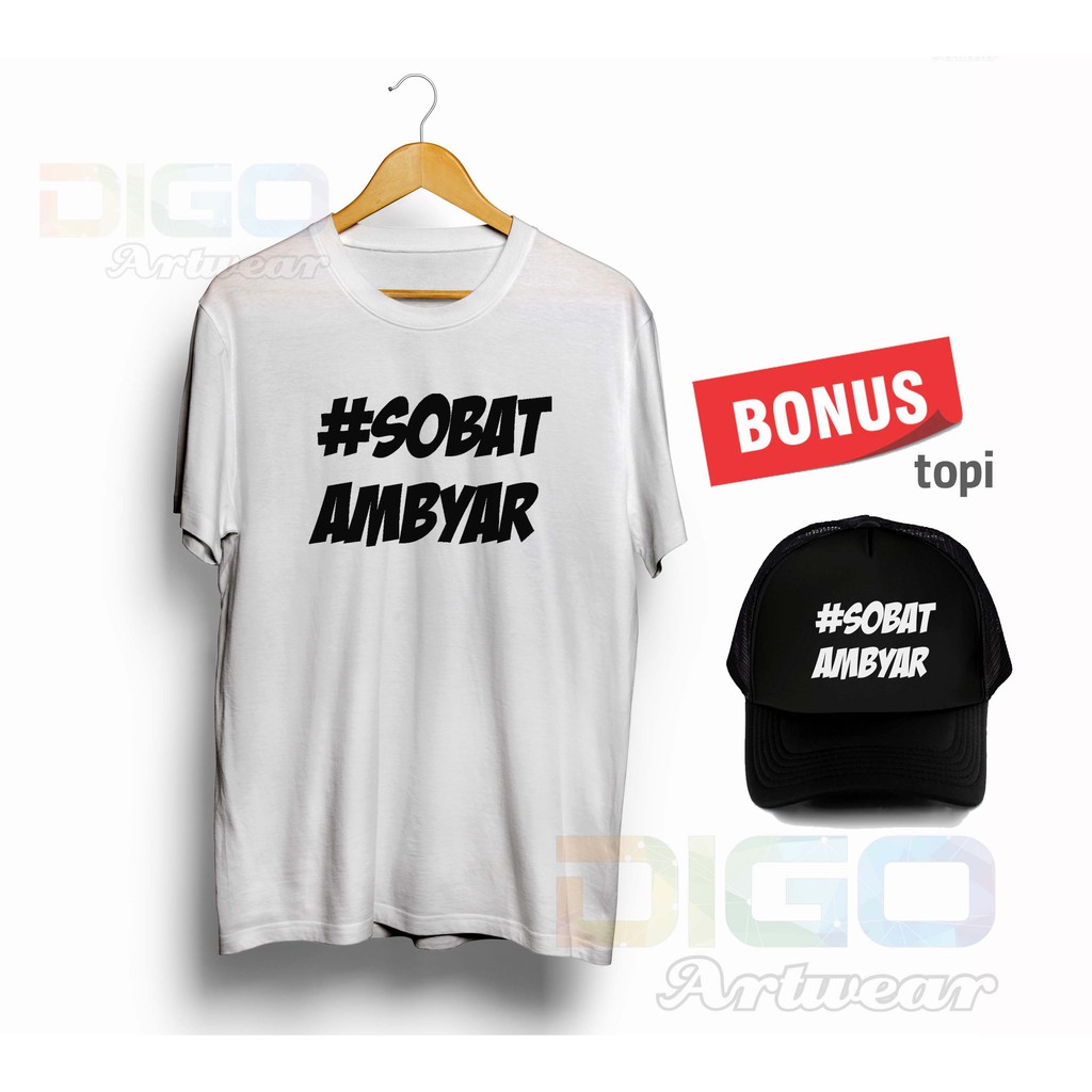 Premium Kaos Didi Kempot Sobat Ambyar Bonus Topi Exclusife