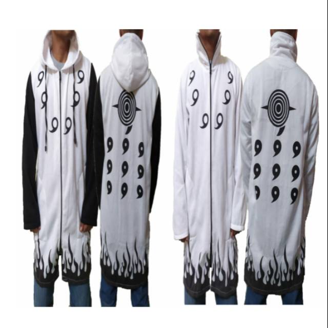 Jubah anime rikudo senin white