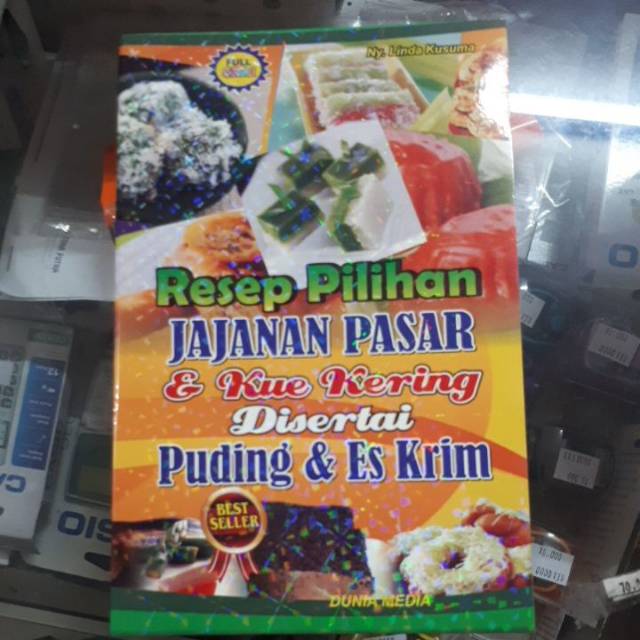 Resep pilihan jajanan pasar dan kue kering puding es krim 128 halaman