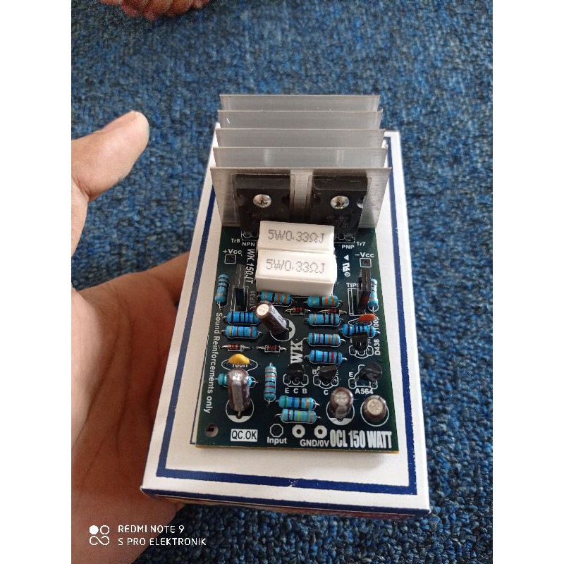 driver power 150 Watt mono + transistor final