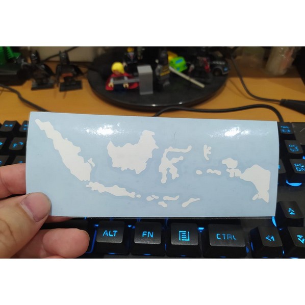 Stiker Peta Indonesia Stiker map pulau Indonesia keren banget