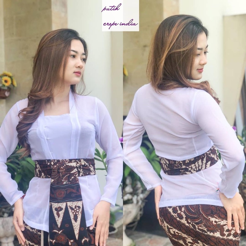 kebaya jadi polos