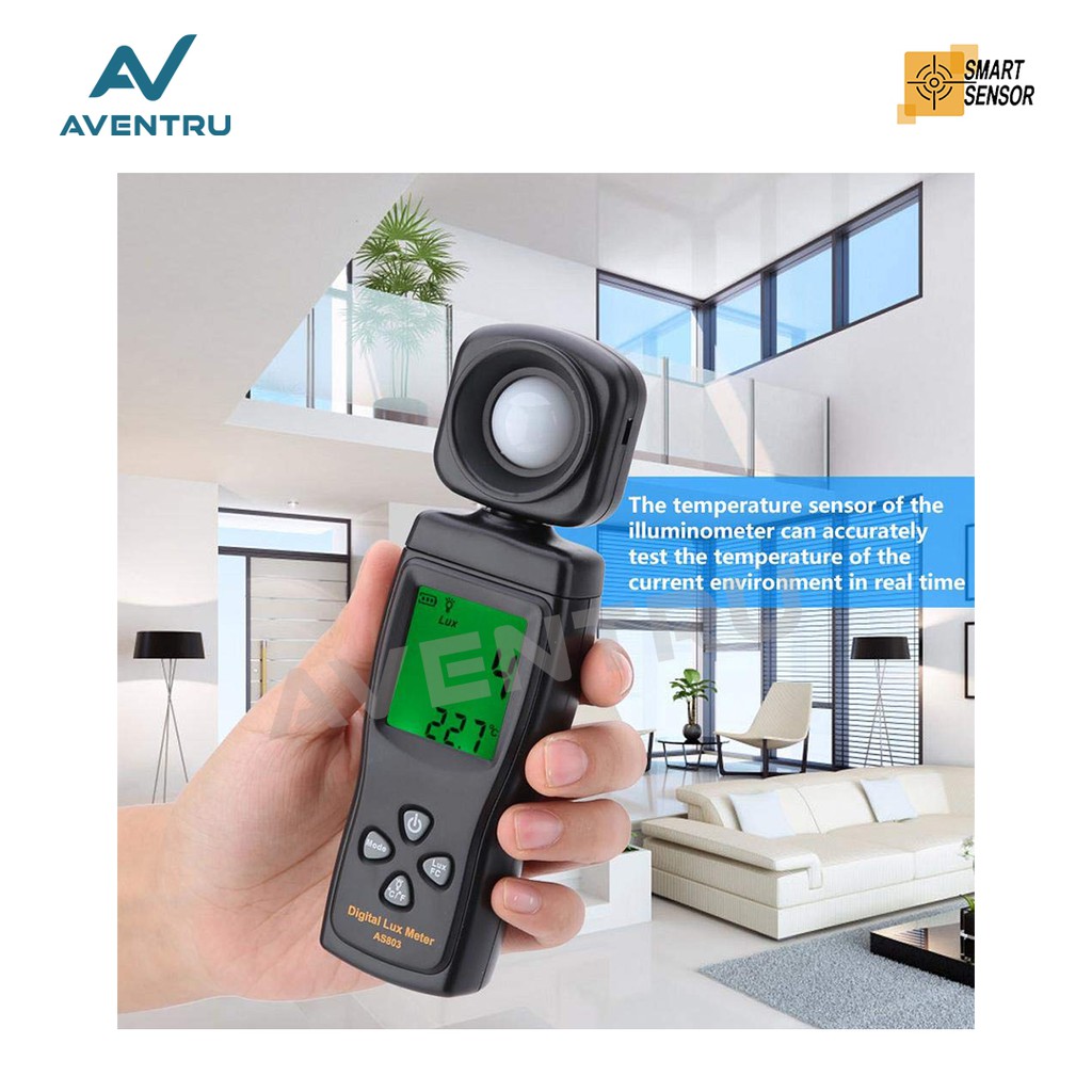 Smart Sensor Digital Lux Meter Alat Ukur Intensitas Cahaya AS803