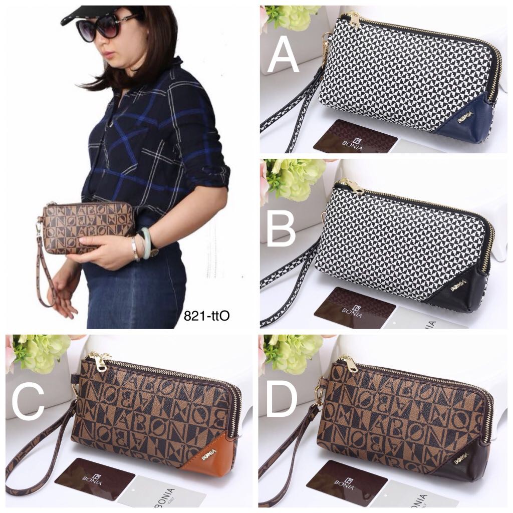 😍[HOT ITEM]😍 BONIA CATUR EASY WOMEN 'S BAG WALLET DOMPET PANJANG CLUTCH CEWEK WANITA KULIT