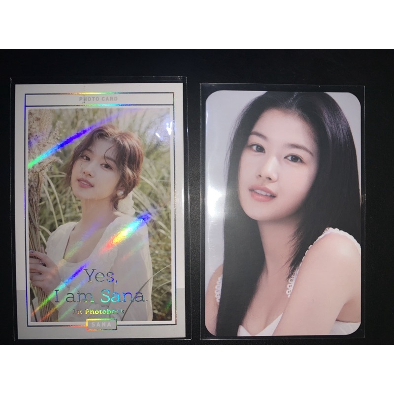 Photocard Sana twice Apieu & Photobook Yes I Am sana pc