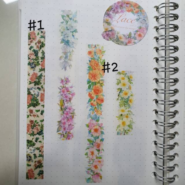 

MT washi tape sample for scrapbook and journal ( per meter )