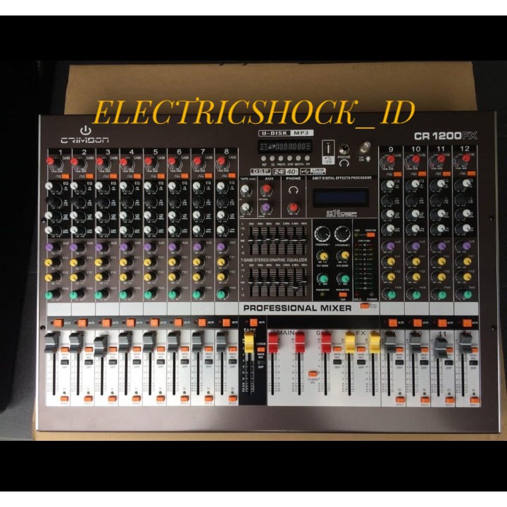 MIXER AUDIO CRIMSON CR 1200 FX / CR-1200FX (ORIGINAL) 12 CHENEL