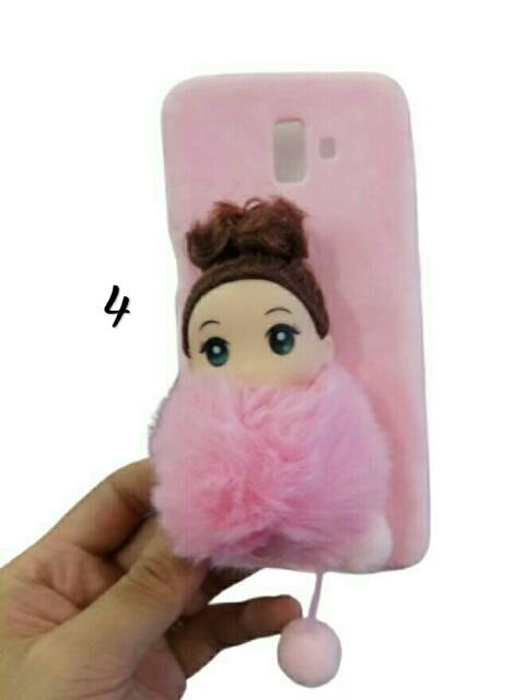 Case luxury bulu cute casing Samsung J6 plus 2018