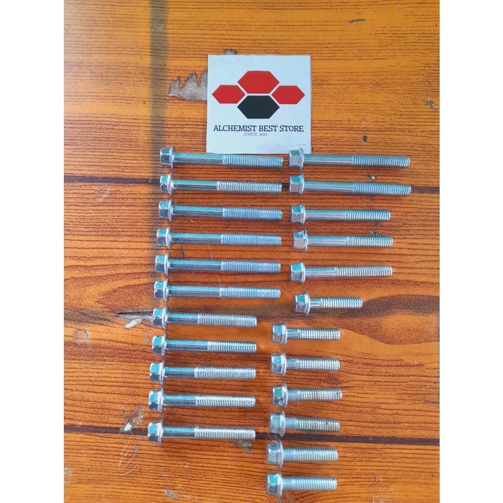 COD Baut Block Mesin Jupiter MX 135 1Set / Baud Block Mesin Jupiter MX 135 / Baut Baud Block Mesin Yamaha Jupiter MX 135 1Set