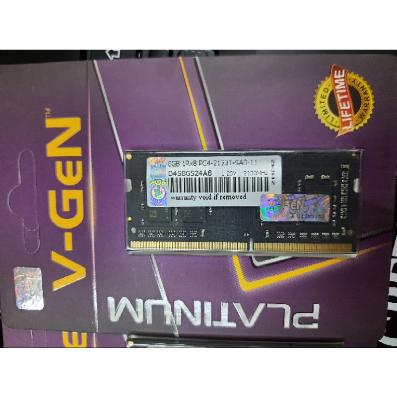 Ram Laptop VgeN DDR4 4GB