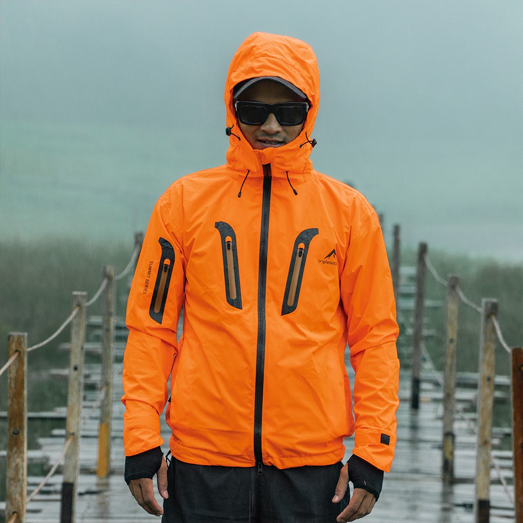 Jaket Triple GoreTex packlite active jacket - Jaket Waterptoof  Windproof - Jaket triple summit