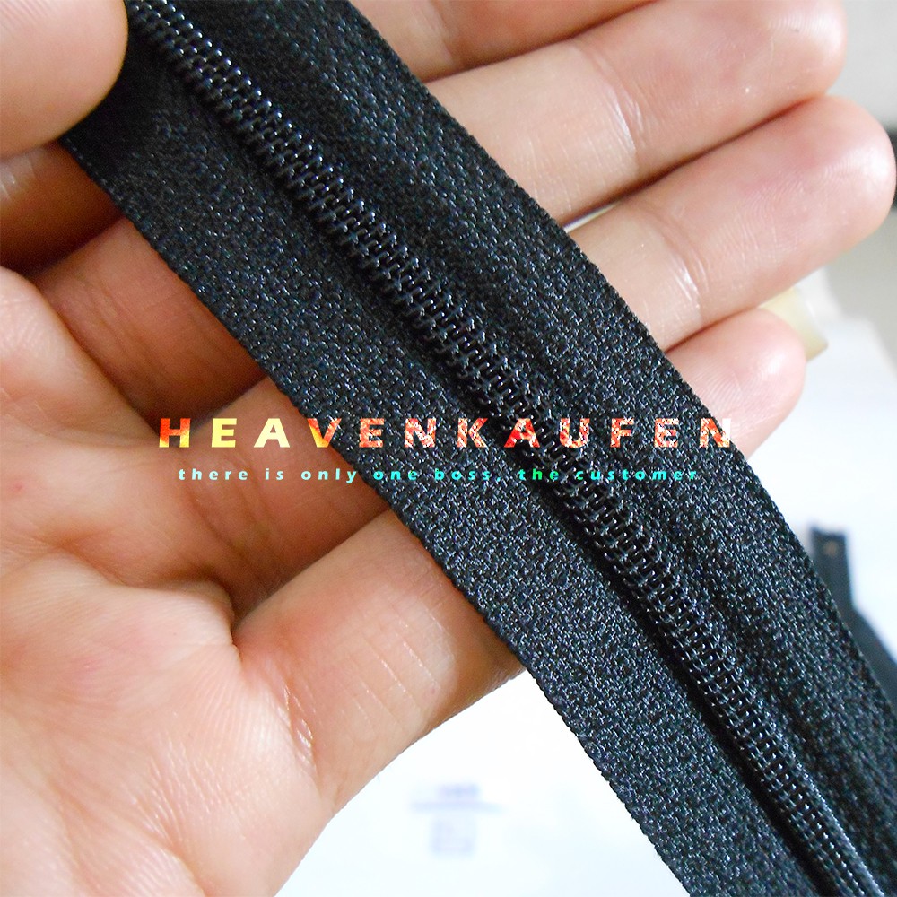 Resleting Zipper YKK 15 cm Hitam Murah (6 inch)