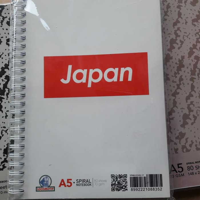 

Double Spiral Note Book A5 isi 80 Lembar