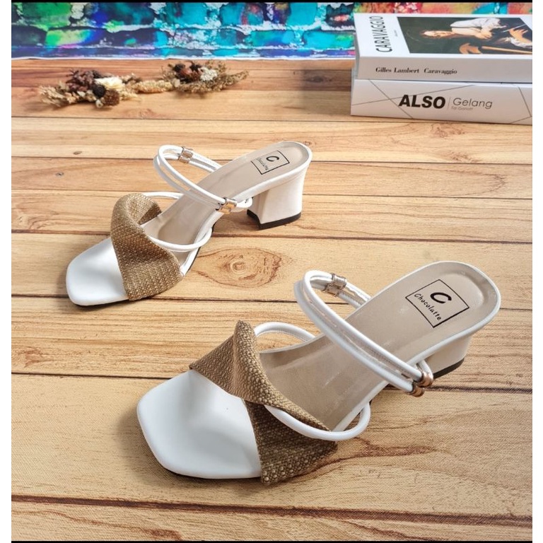 ABBUSHOES RY 01 hak tahu wanita samantha 5cm