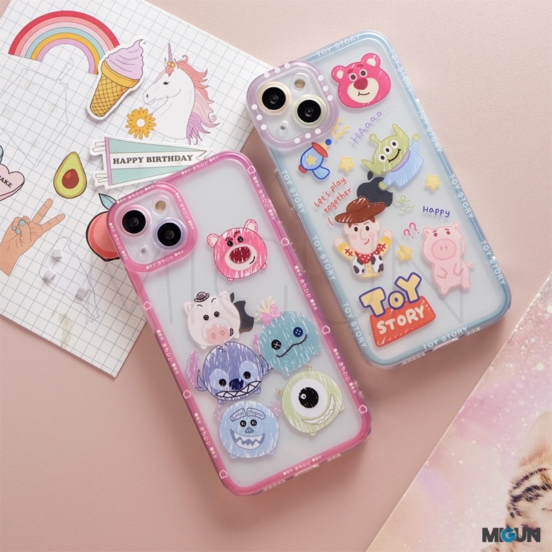 New! Cartoon Case - Softcase Fullcover for iPhone 7 8 SE2020 7plus 8plus X XS XR XSMAX 11 12 13 MINI PRO PROMAX 14 14PLUS 14PRO 14PROMAX