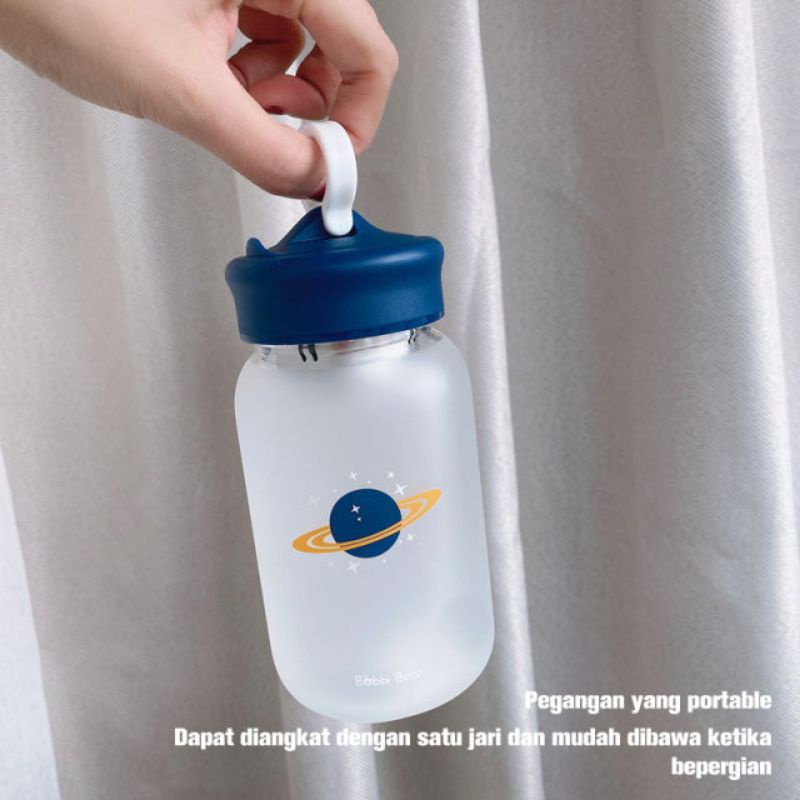Botol Minum Kaca Mini Serbaguna Portable Lucu - Cangkir Korea