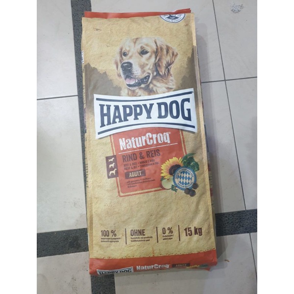 Happy dog naturecroq adult rind and reis 15kg