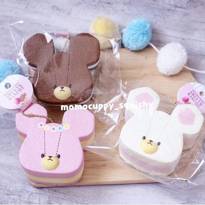 Dijual Squishy Licensed Biscuit Sweet Mascot By Bears School Terlaris