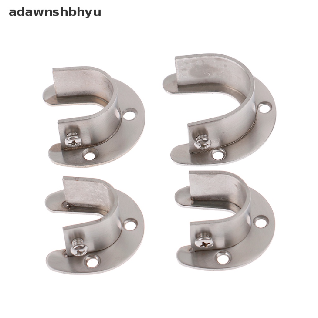 Bracket Lemari Adawnshbhyu19/22 /25 /32mm Stainless Steel Rod Socket Flange Rod Holder