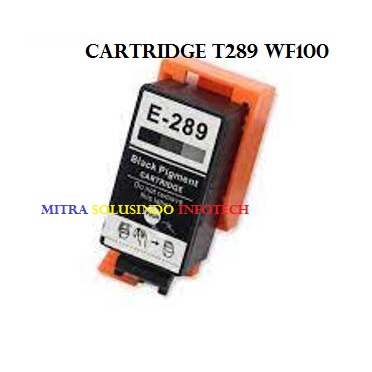 Cartridge Epson E 289 T289 Black E 290 T290 Color Compatible WF100 Tinta